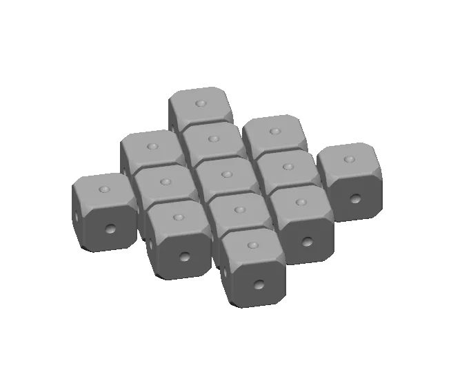 Hexfall 3D printable damage markers