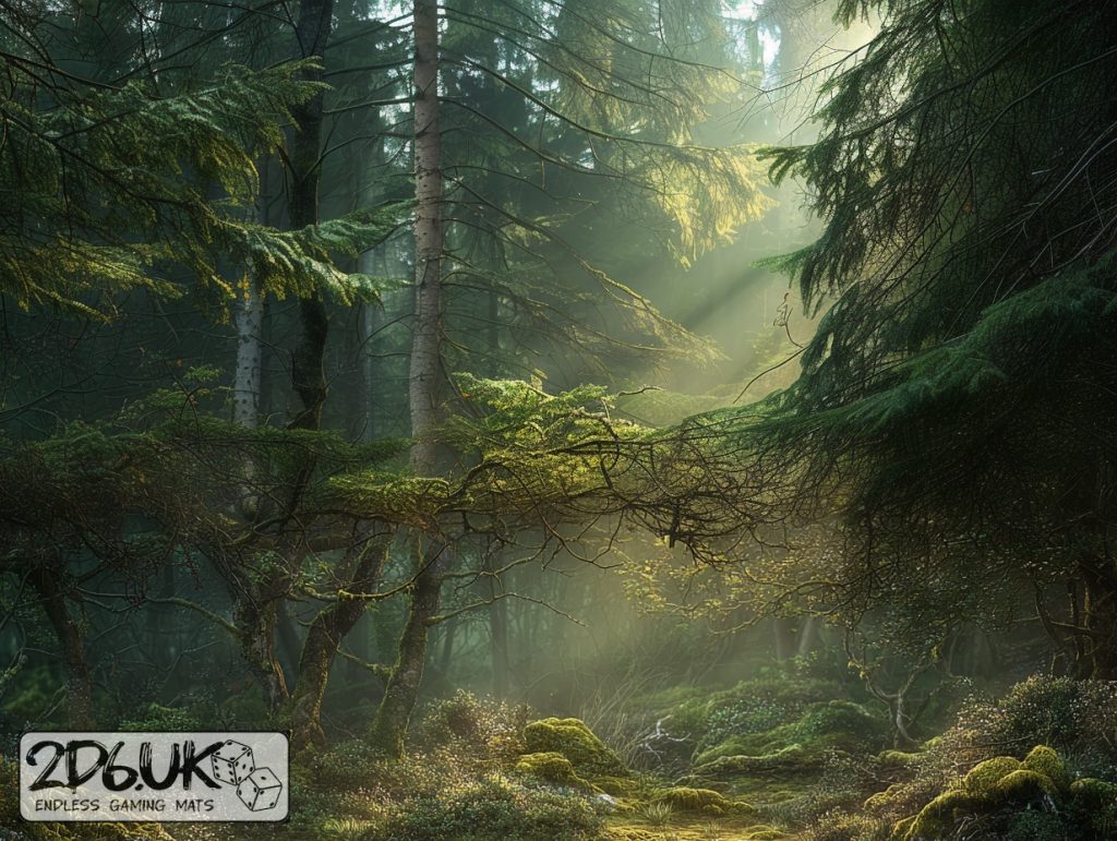 Bloommantle Glade miniature photography backdrop set