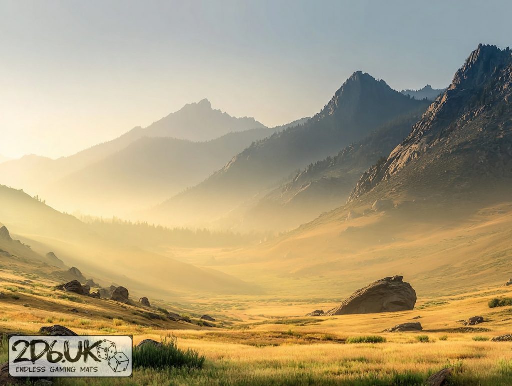 Boneveil Steppe miniature photography backdrop set