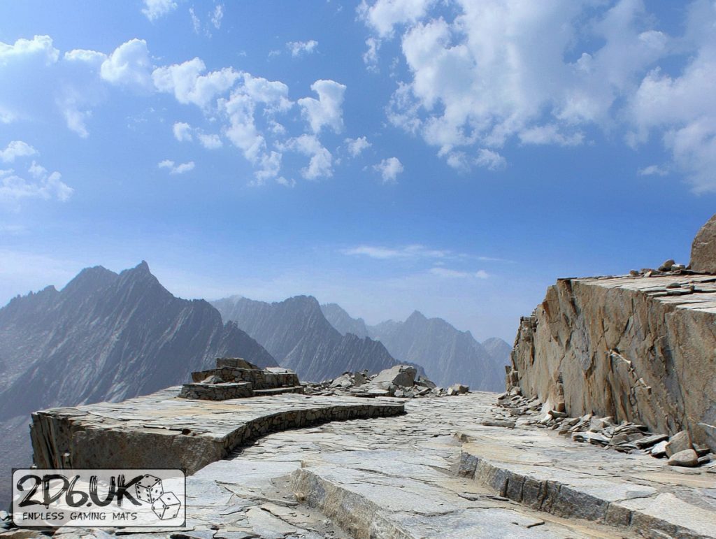 Fangspire Ledge miniature photography backdrop set