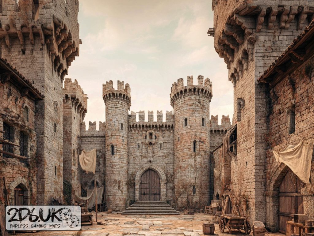 Graven Court miniature photography backdrop set