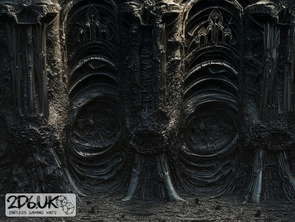 Nocturne Riftworld miniature photography backdrop set