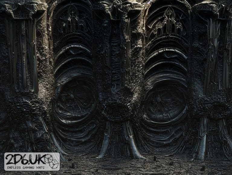 Nocturne Riftworld wargaming mat photography backdrop