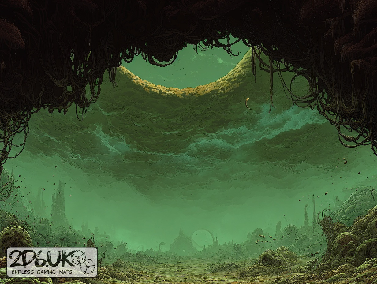 Screamspire Wilds wargaming mat photography backdrop