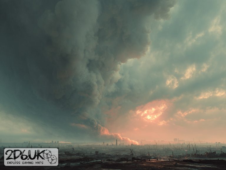 The Black Hollow wargaming mat photography backdrop
