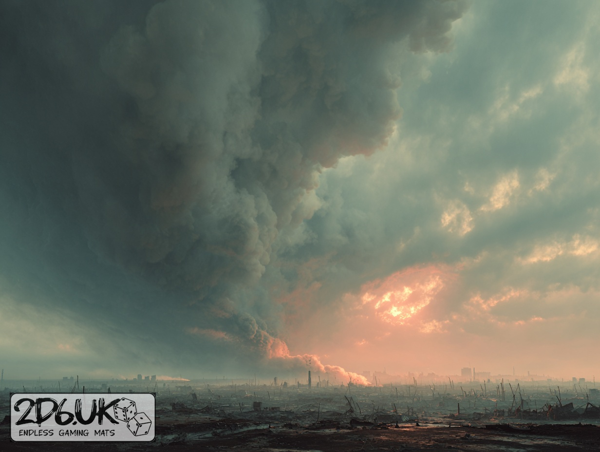 The Black Hollow wargaming mat photography backdrop