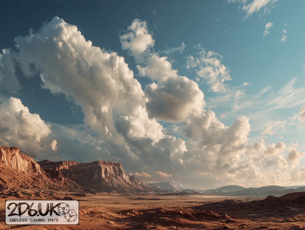 The Bleached Barrens miniature photography backdrop set