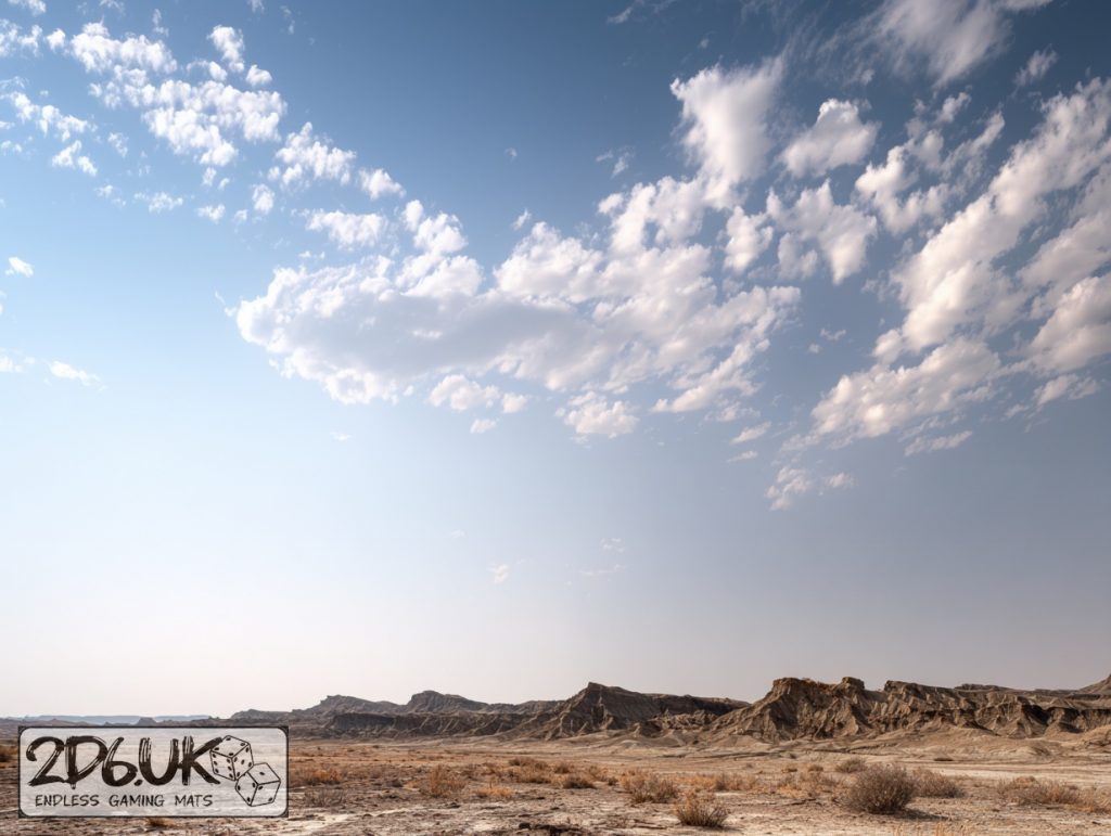 The Blistered Reach miniature photography backdrop set