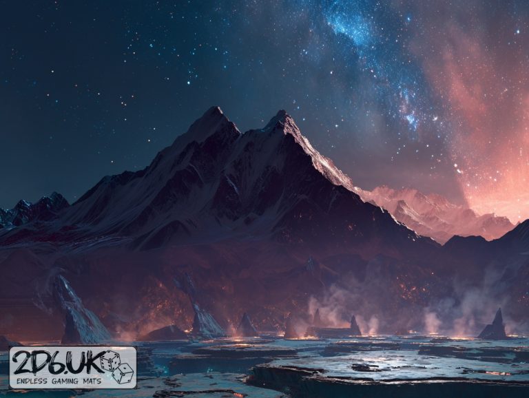 The Prism Vale wargaming mat photography backdrop