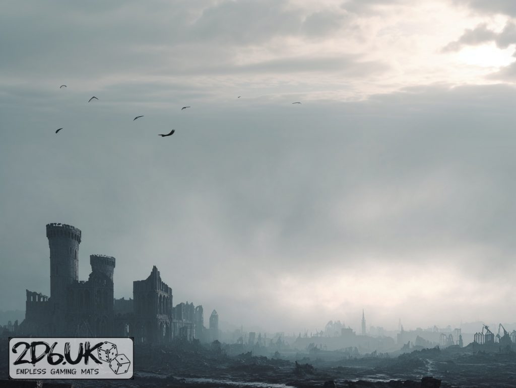 Trenches of Somme miniature photography backdrop set