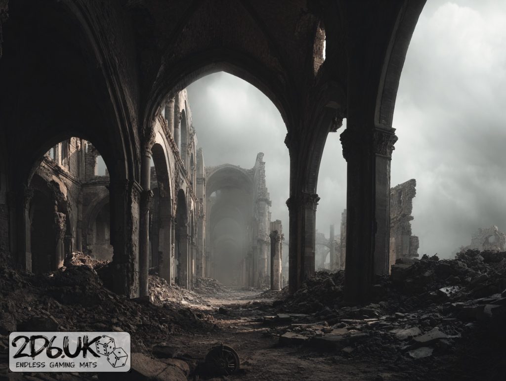 Trenches of Verdun miniature photography backdrop set