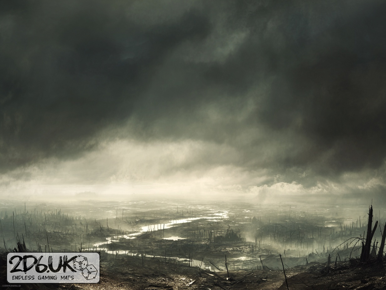 Trenches of Vimy wargaming mat photography backdrop
