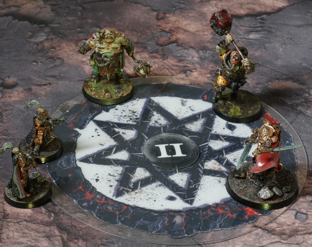 Arcane objective markers in use