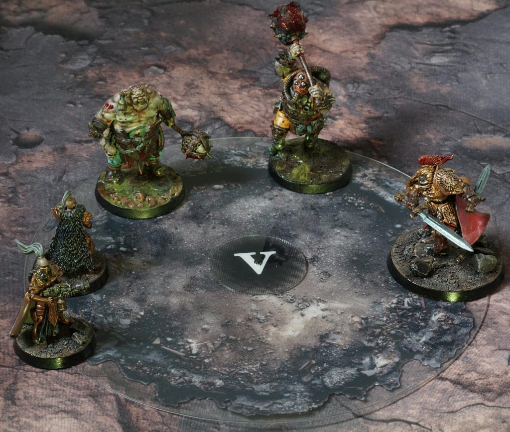Burned Pit objective markers in use