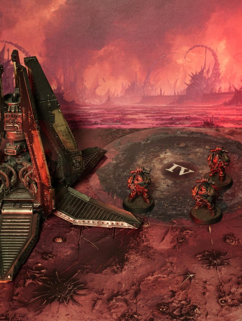 Burned Pit objective markers in use