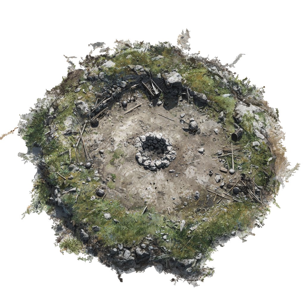 Hilltop Camp wargaming objective markers