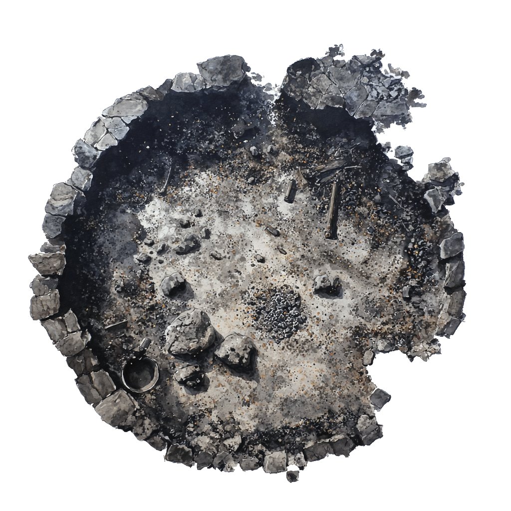 Miners Hole wargaming objective markers