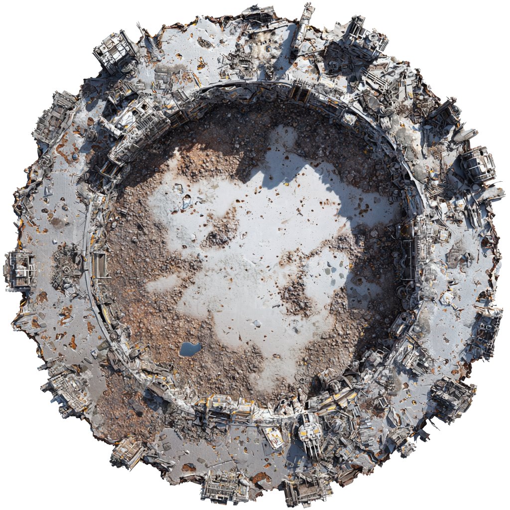Rust and Rubble wargaming objective markers