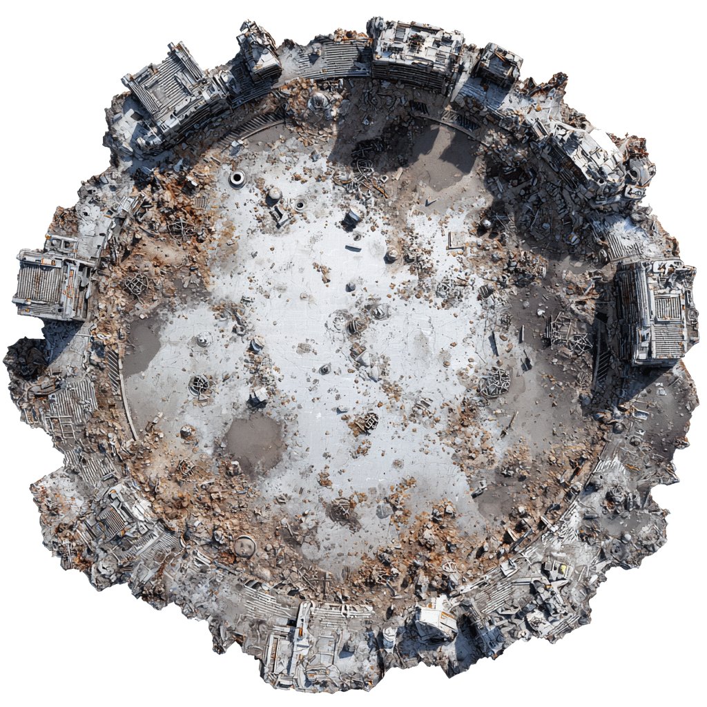 Rust and Rubble wargaming objective markers