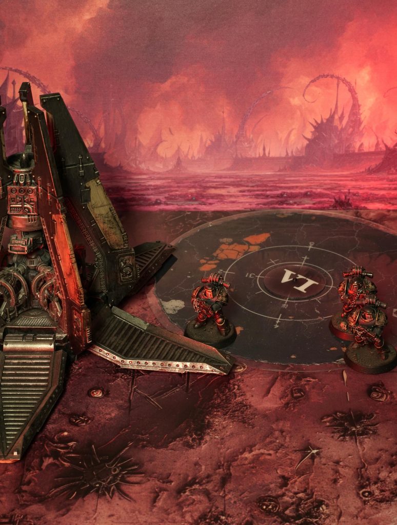Drop Zone objective markers in use