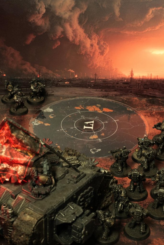 Drop Zone objective markers in use