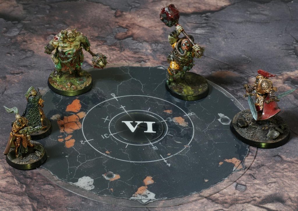 Drop Zone objective markers in use