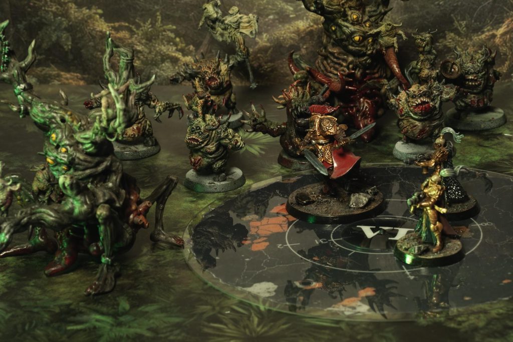 Drop Zone objective markers in use