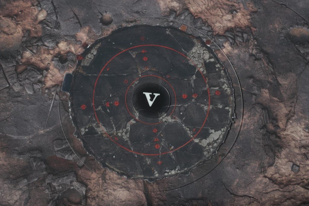 Extraction Zone objective markers in use