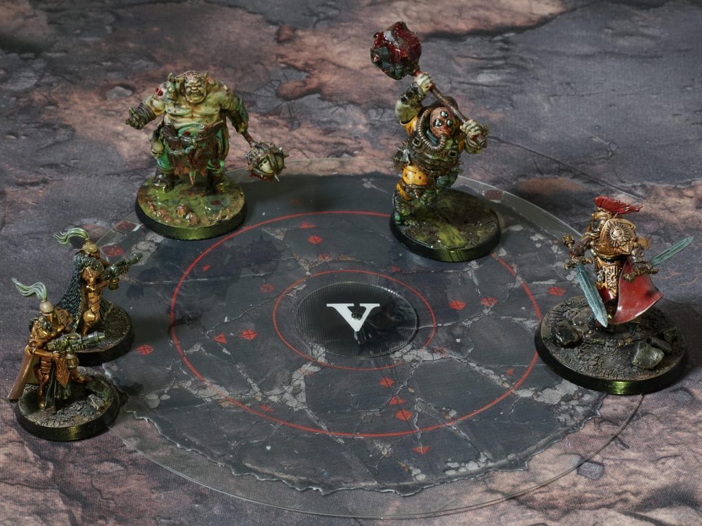 Extraction Zone objective markers in use