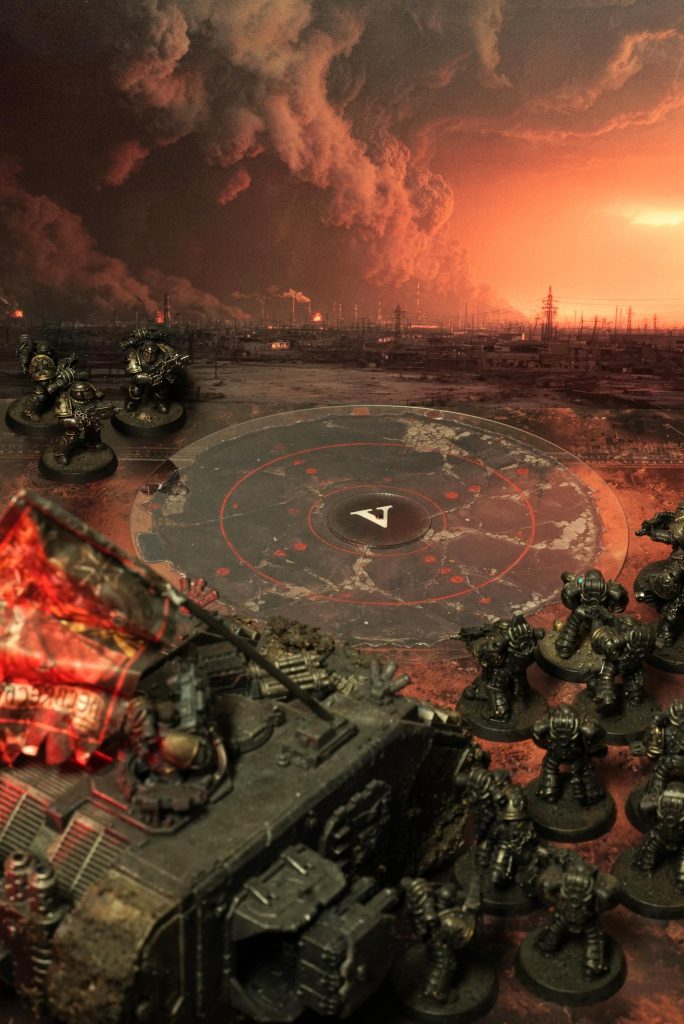 Extraction Zone objective markers in use