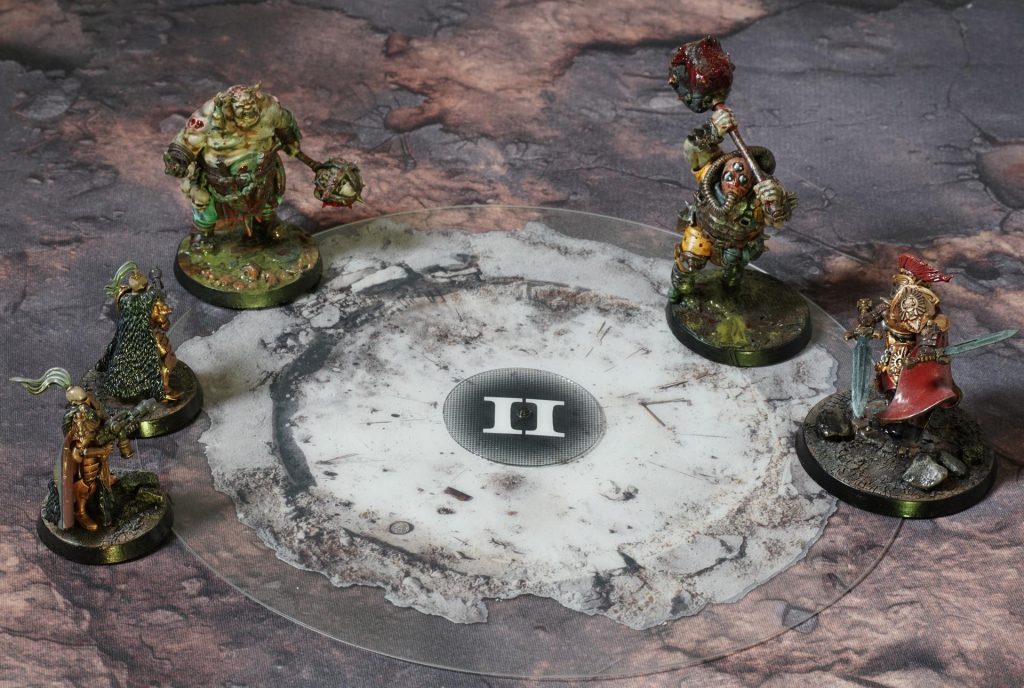 Ground Zero objective markers in use
