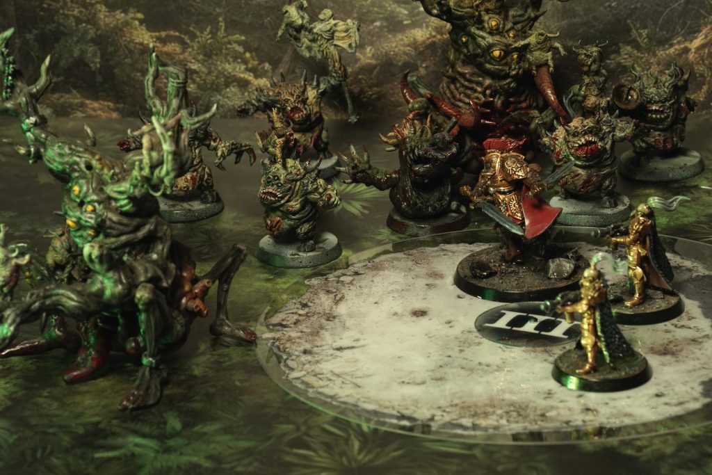 Ground Zero objective markers in use
