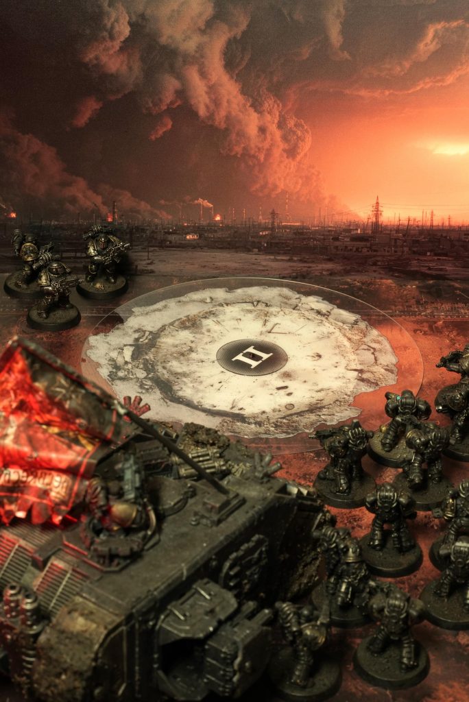 Ground Zero objective markers in use
