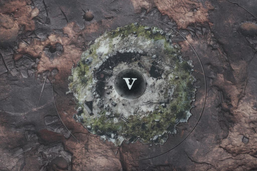 Hilltop Camp objective markers in use