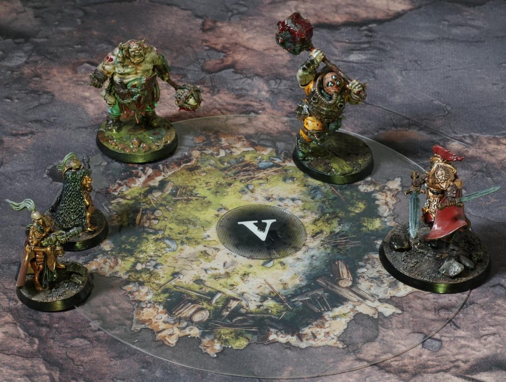 Hunters Camp objective markers in use