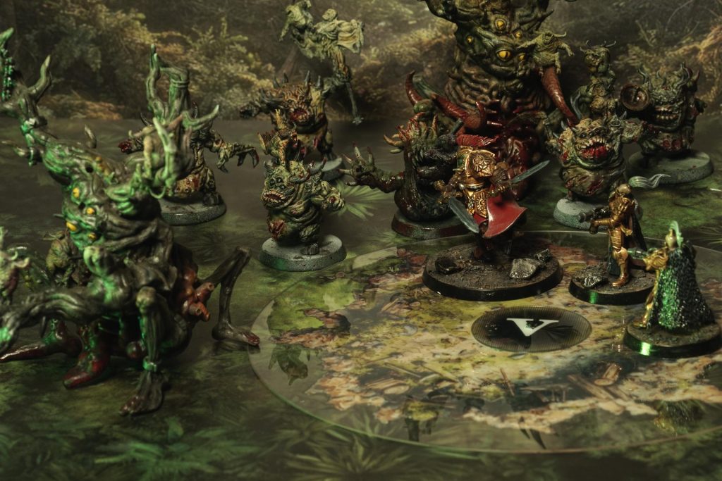 Hunters Camp objective markers in use
