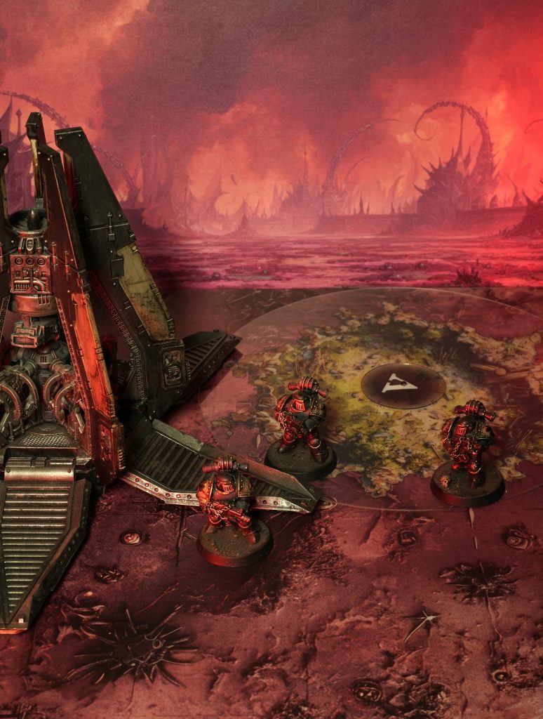 Hunters Camp objective markers in use