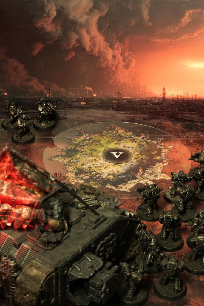 Hunters Camp objective markers in use