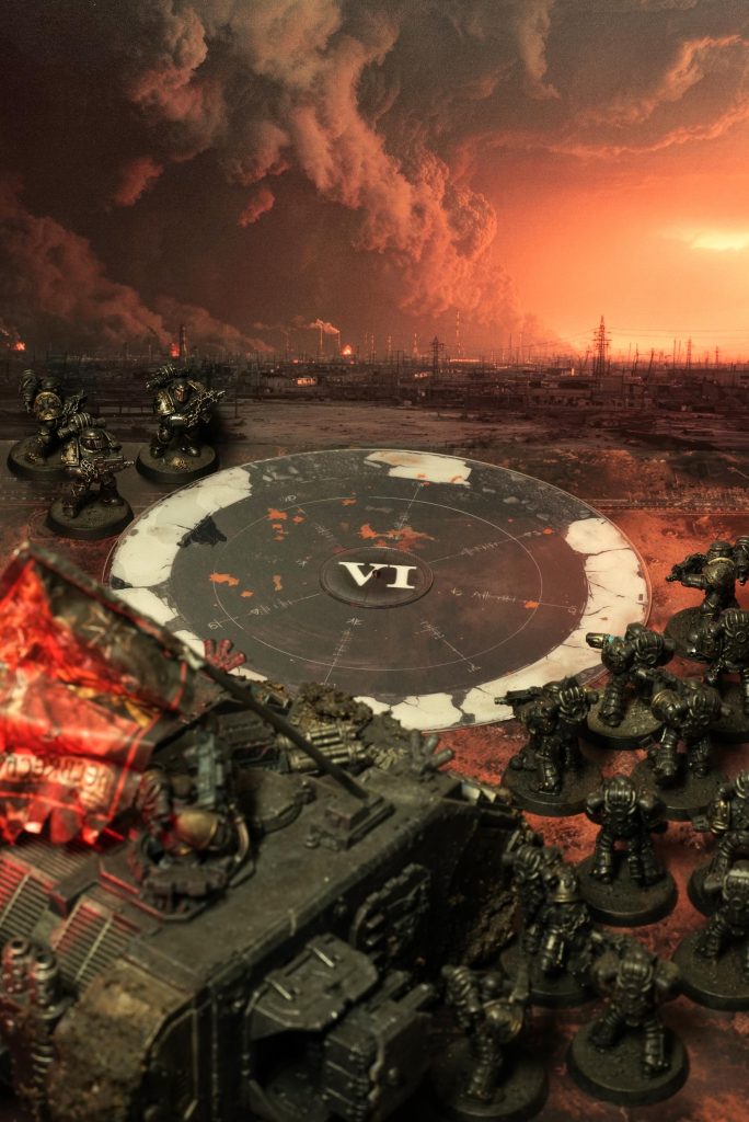 Landing Zone objective markers in use