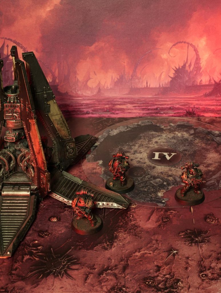 Miners Hole objective markers in use