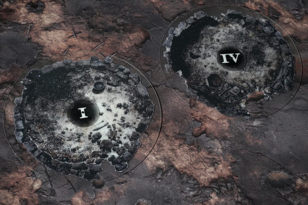 Miners Hole objective markers in use