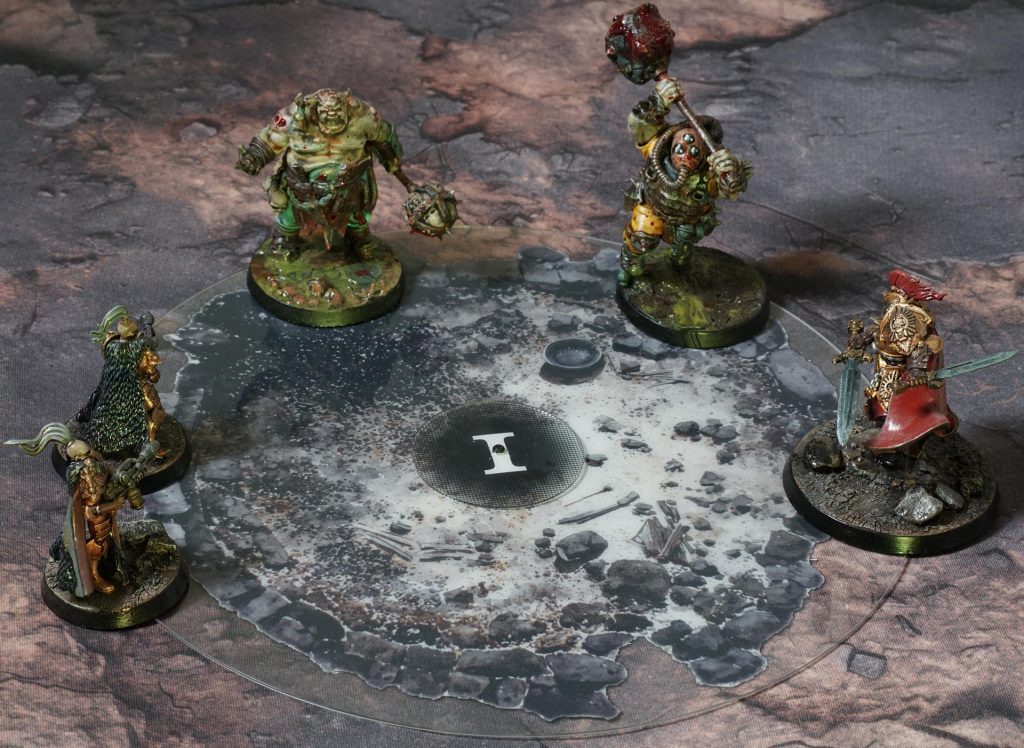 Miners Hole objective markers in use