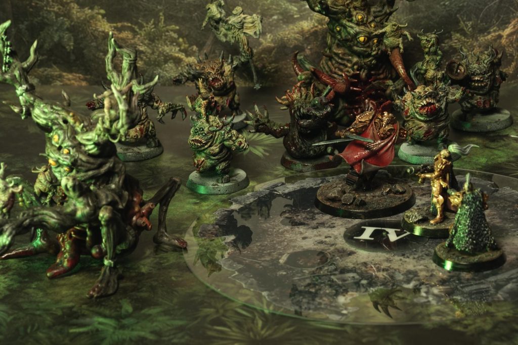 Miners Hole objective markers in use