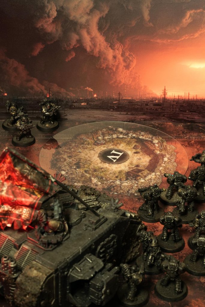 Old Camp objective markers in use
