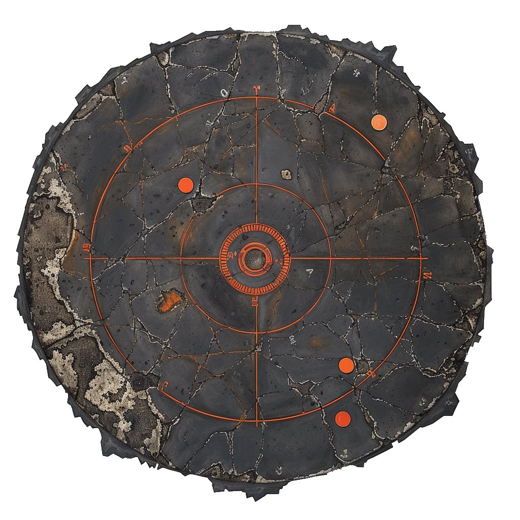 Extraction Zone wargaming objective markers