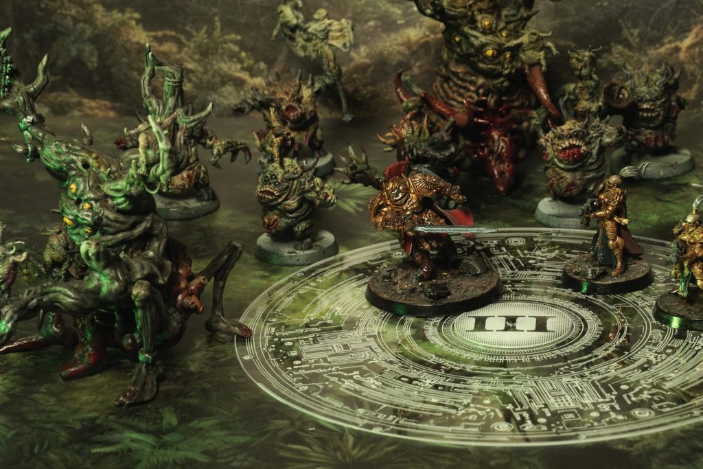 Transparent - No.2 Objective Markers - White objective markers in use