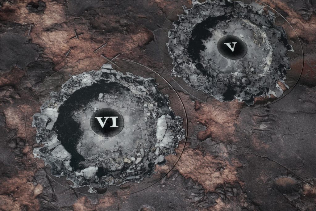Urban Foxhole objective markers in use