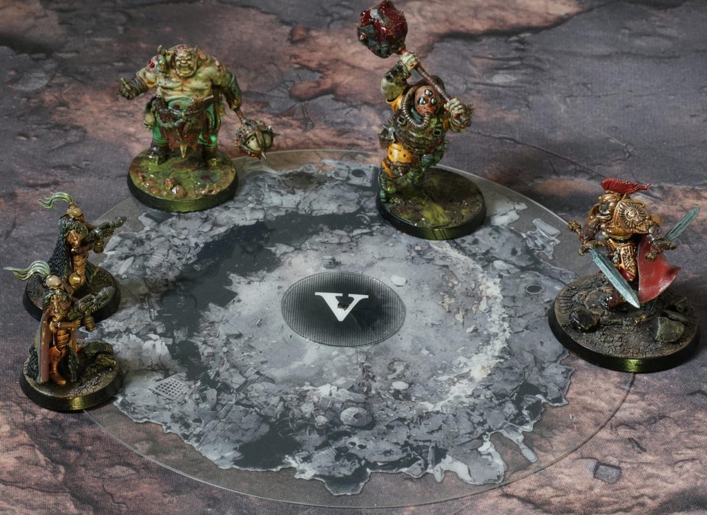 Urban Foxhole objective markers in use