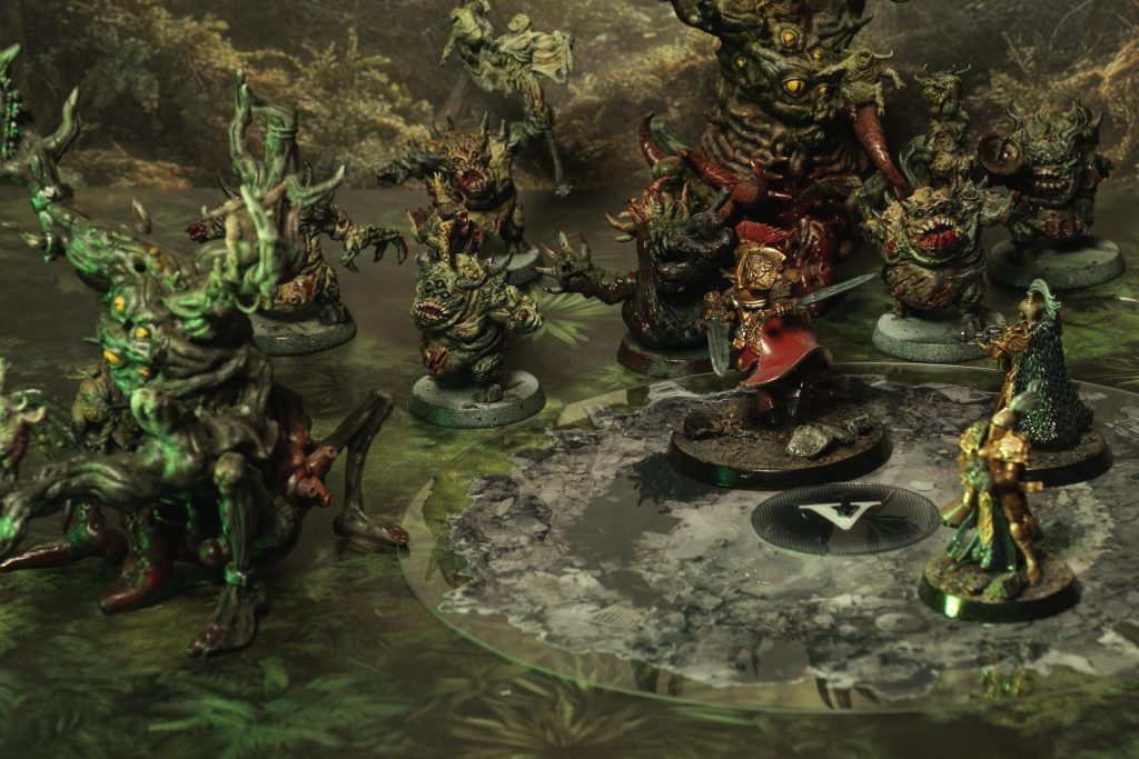 Urban Foxhole objective markers in use