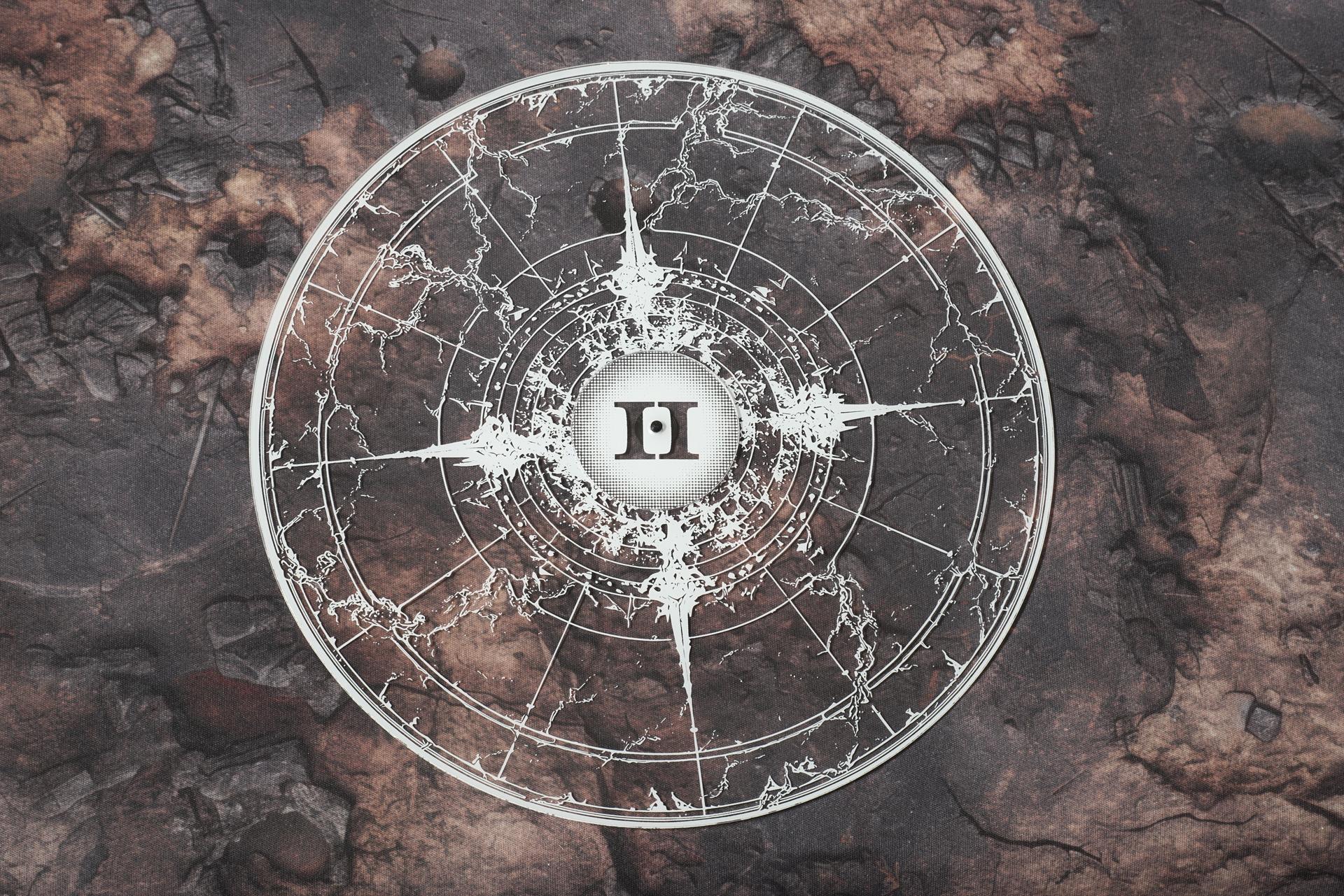 Transparent - No.4 Objective Markers white objective markers in use